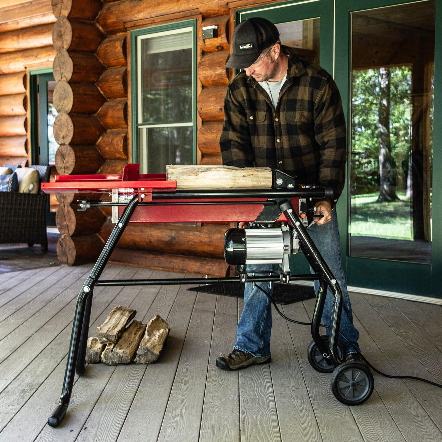 Delyros 5-Ton Electric Log Splitter w/ Stand